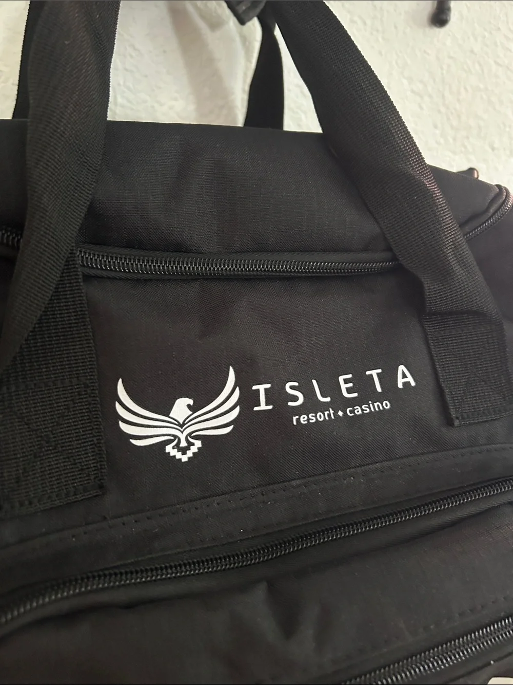 Black Travel Duffel Bag - Men